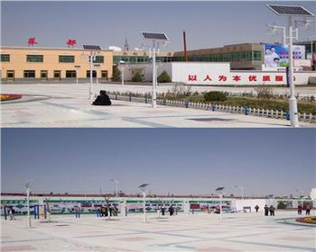 廣場太陽能庭院燈-陜西省榆林市靖邊縣重點(diǎn)鎮(zhèn)文化廣場路燈工程