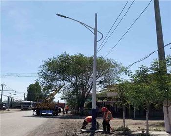 2019年新疆昌吉三工鎮(zhèn)市電路燈項目